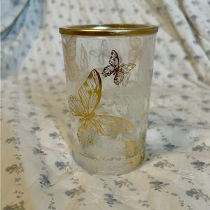 Butterfly Glass Cup